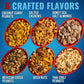 Nuts Gift Basket for Men - 6 Delicious Flavors, Unique Gift for Men, Birthday Gifts for Men, Dad, Husband - Food Gift Basket, Go