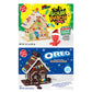 Create-A-Treat OREO and SOUR PATCH KIDS Holiday Cookie House Decorating Kits, 2 Pack Holiday Cookie Decorating Variety
