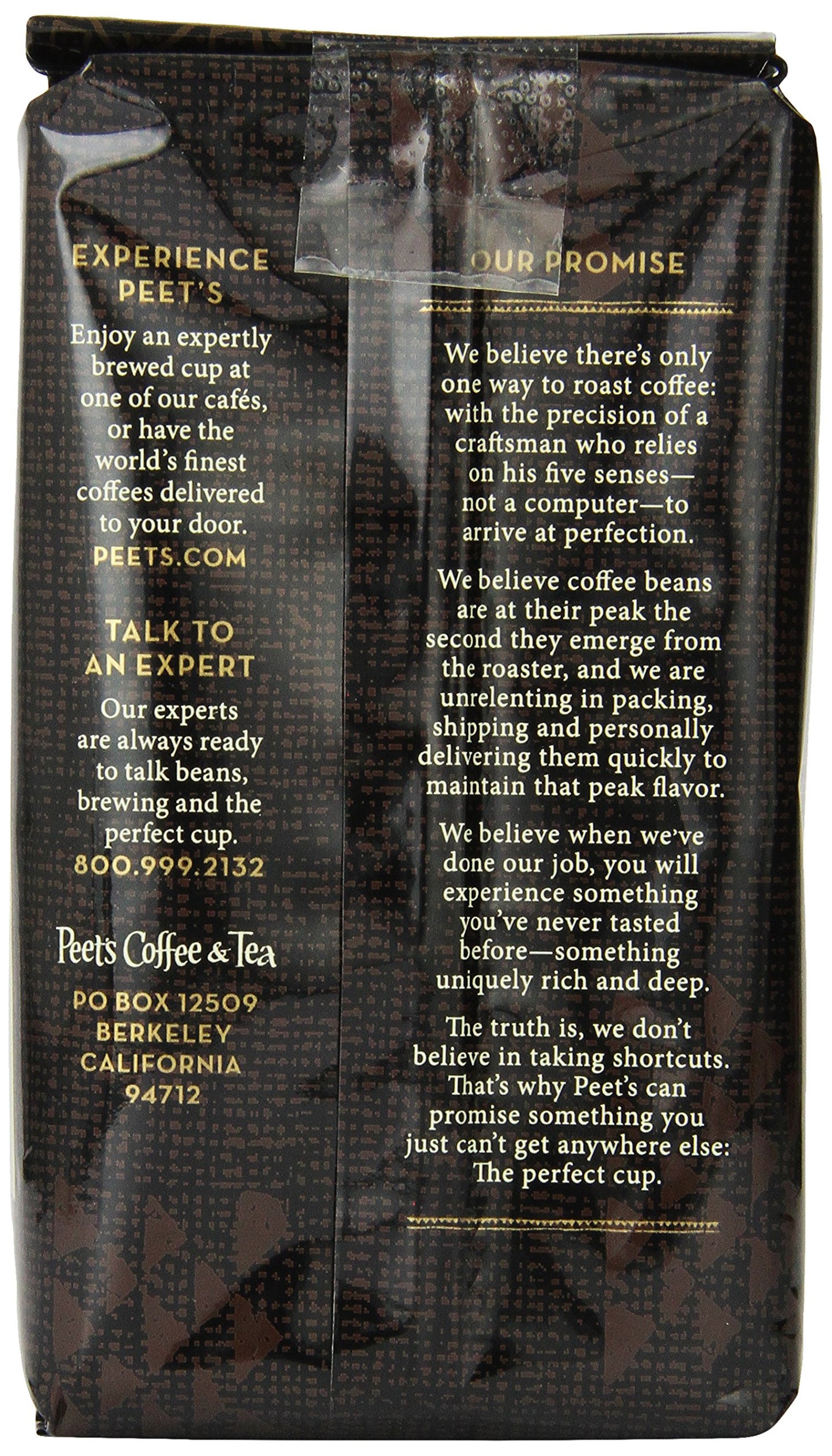 Peets Coffee Italian Roast Dark Roast Ground Coffee, 12 oz