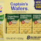Captain'S Wafers Crackers, Cream Cheese And Chives ,11 Ounces (3 To Go Packs)