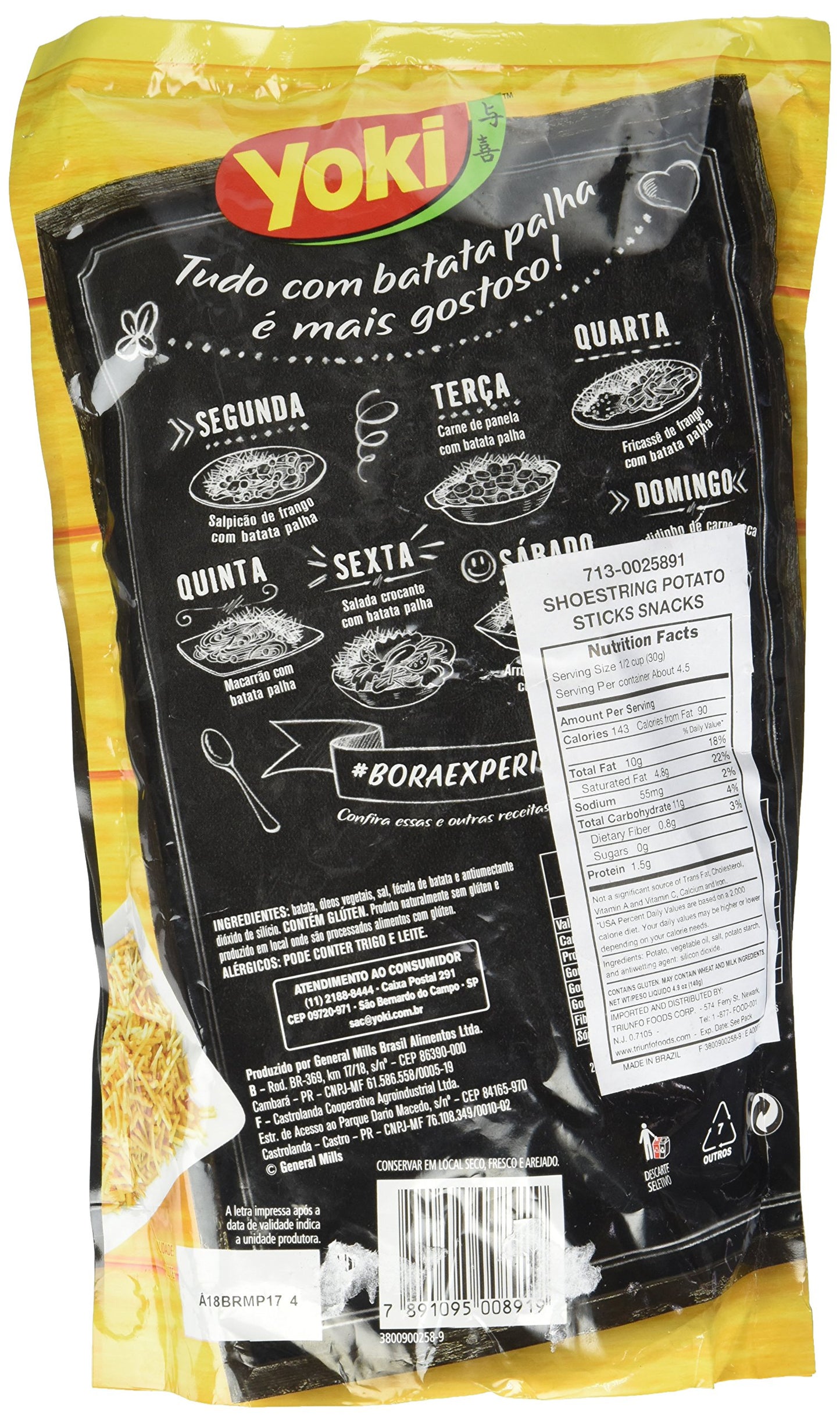 Yoki Batata Palha Tradicional 140G