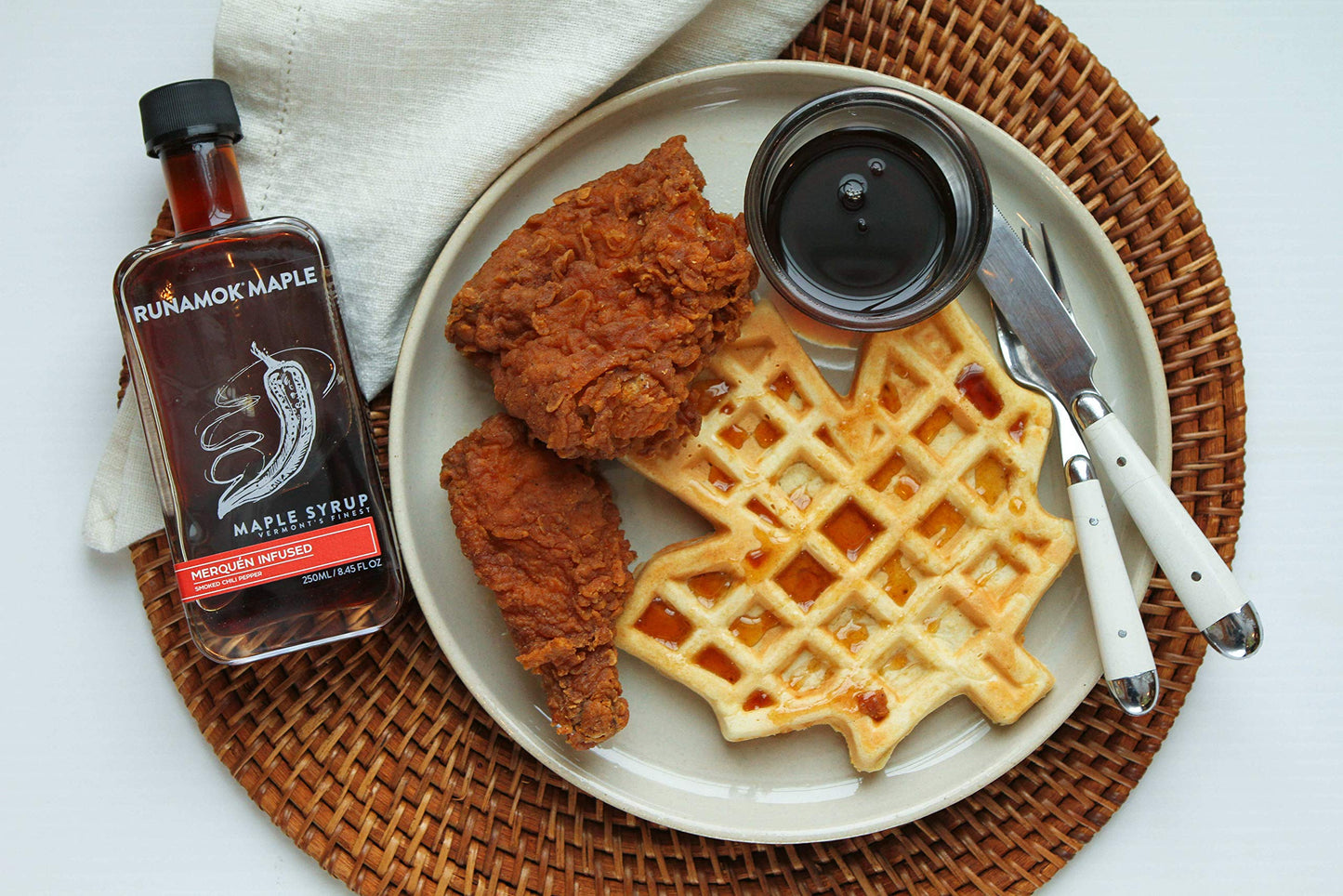 Runamok Maple Hot & Spicy Infused Maple Syrup - 8.45 Fl Oz (250mL)