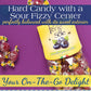 Perle di Sole Italian Candy - Blueberry Hard Candy with a Tart Fizzy Filling - Italian Candy Individually Wrapped (7.05 oz | 200