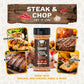 Flavor God Steak & Chop Rub Seasoning Mix - Premium All Natural Spice Blend for Beef, Pork & Vegetables - 2 Pack, Gluten-Free, Vegan, Kosher