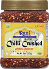 Rani Crushed Red Pepper Flakes Chilli (Pizza Type Cut) 10oz (283g) PET Jar ~ All Natural, No Color added, Gluten Friendly | Vega
