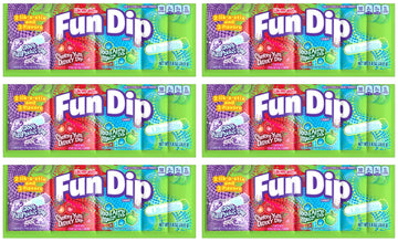 Fun Dip 3 Flavor Pack | Fun Dip RazzApple Magic Dip, Cherry Yum Diddly Dip, and Grape Yumtious Dip all in one! | 1.4 oz Packs | 
