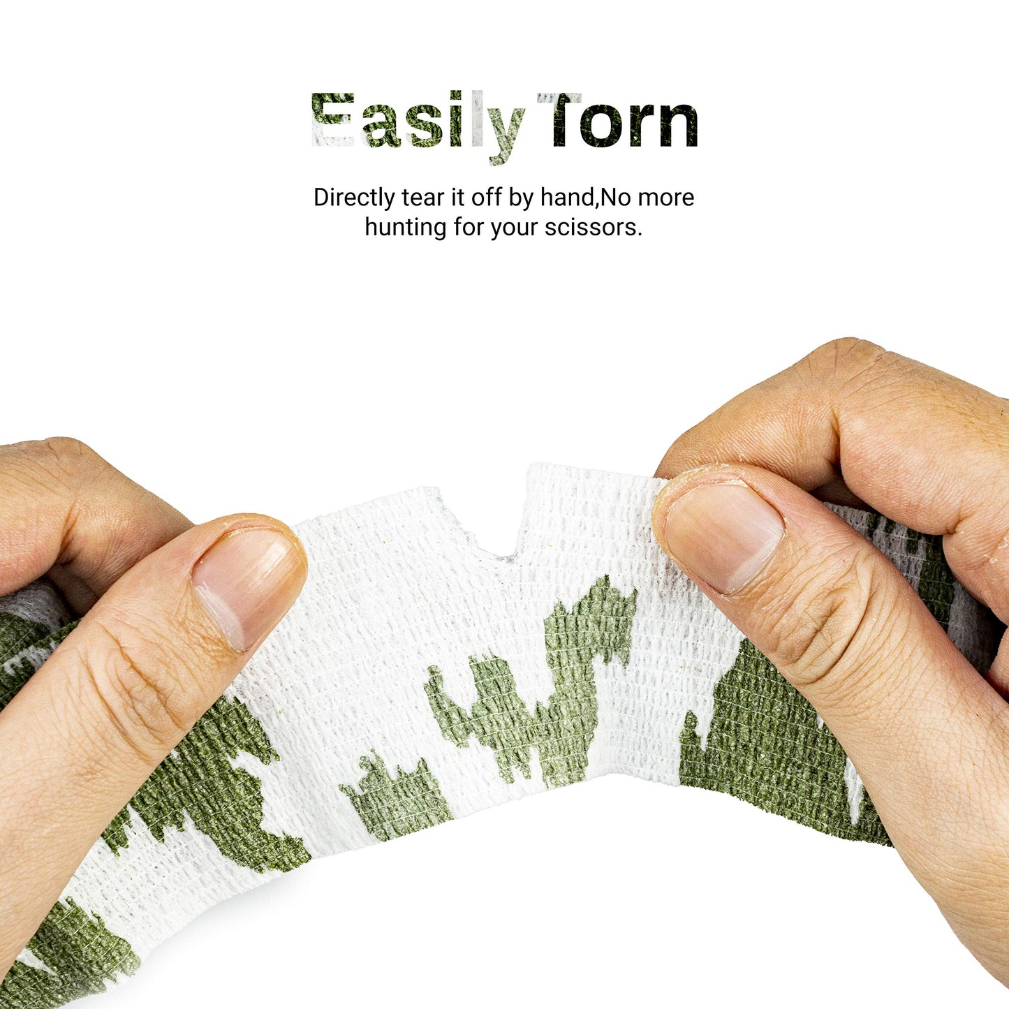 Fresinider 9 Rolls Self Adhesive Wrap Athletic Tape Gauze, Breathable Elastic Cohesive Bandage For Sports Injury & Pet (7 Pcs 2'