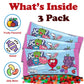 Jollirancher Jelly Beans Candy, Bulk 3 Pack Jelly Beans Candy Bags, 5 Assorted Original Fruit Flavors Kids Gummy Candy, Party Ba