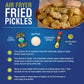 Vlasic Ovals Hamburger Dill Pickle Chips, Keto Friendly Snacks And Toppings, 12 - 16 Fl Oz Jars