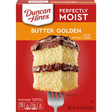 Duncan Hines Perfectly Moist Butter Golden Cake Mix 15.25 Ounce