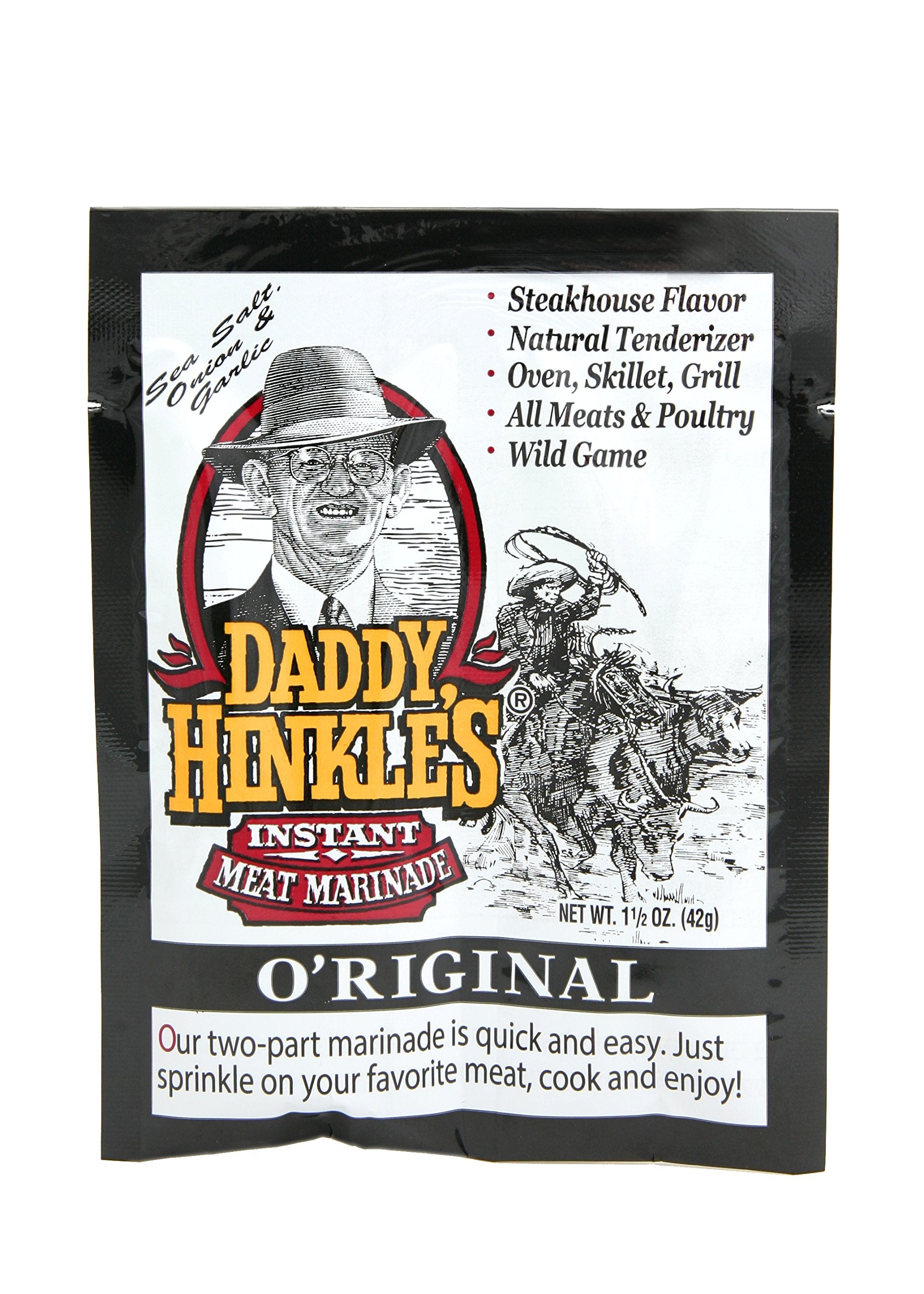 Daddy Hinkle'S - O'Riginal Marinade Single Serve Packets, 1.5 Ounce (Pack Of 24)