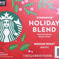 Starbucks Holiday Blend Medium Roast Coffee 72/ 0.40 Oz Net Wt 29.2 Oz,, ()