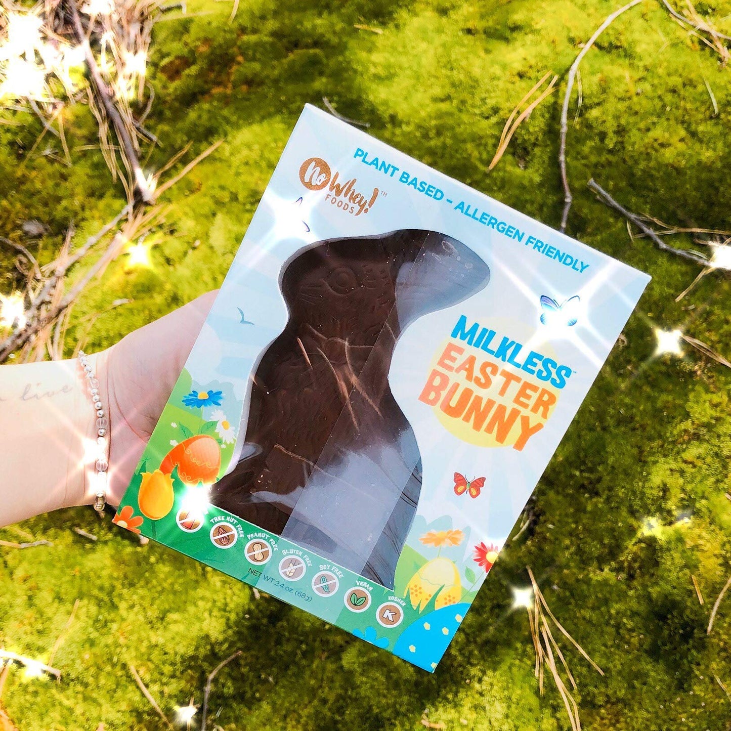 Vegan, Gluten Free Jake The Milkless Chocolate Easter Bunny | Allergy Friendly | Dairy Free, Nut Free, Peanut Free, Soy Free, Sesame Free