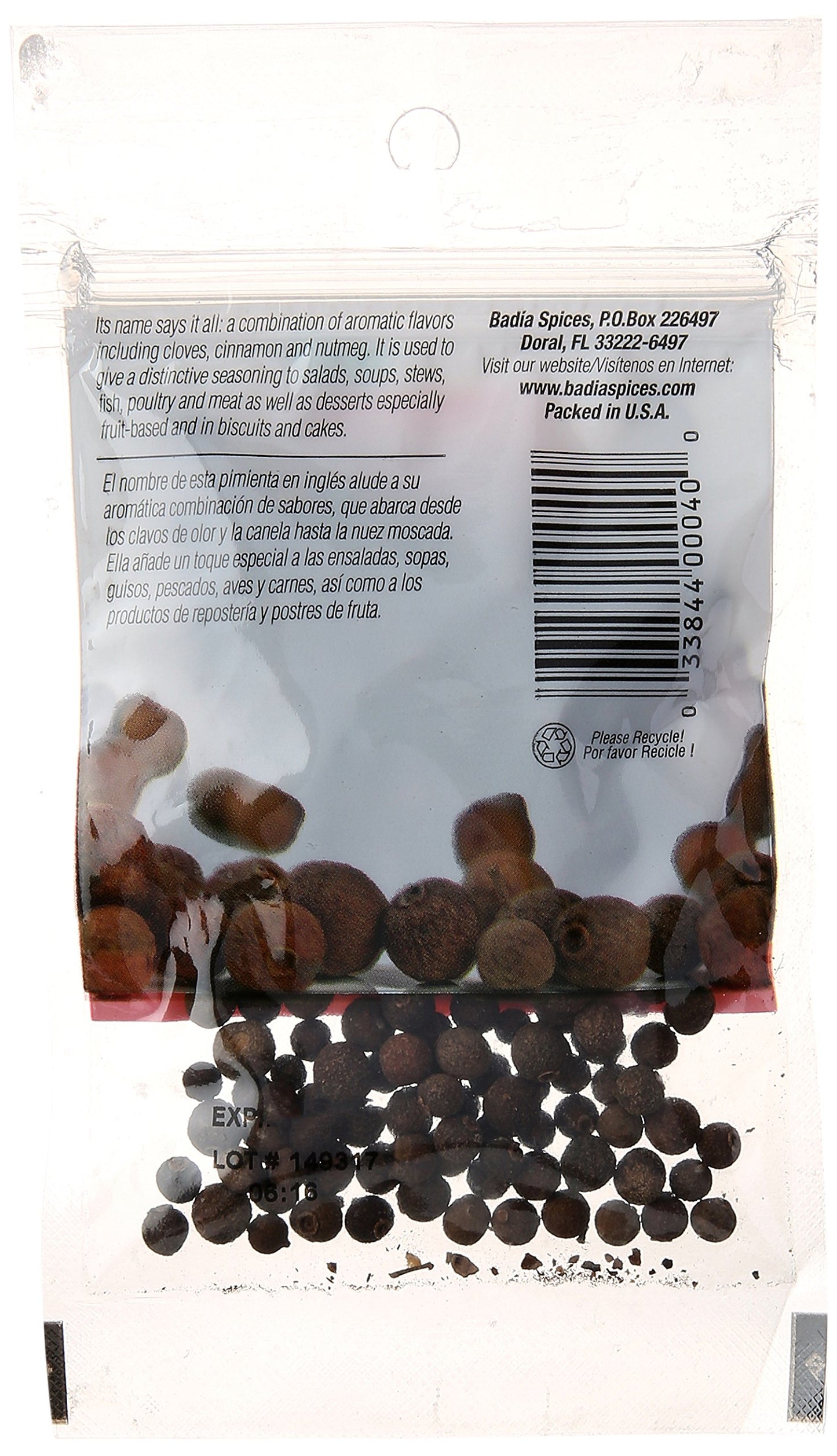 Badia Allspice Cello, 0.5 Oz