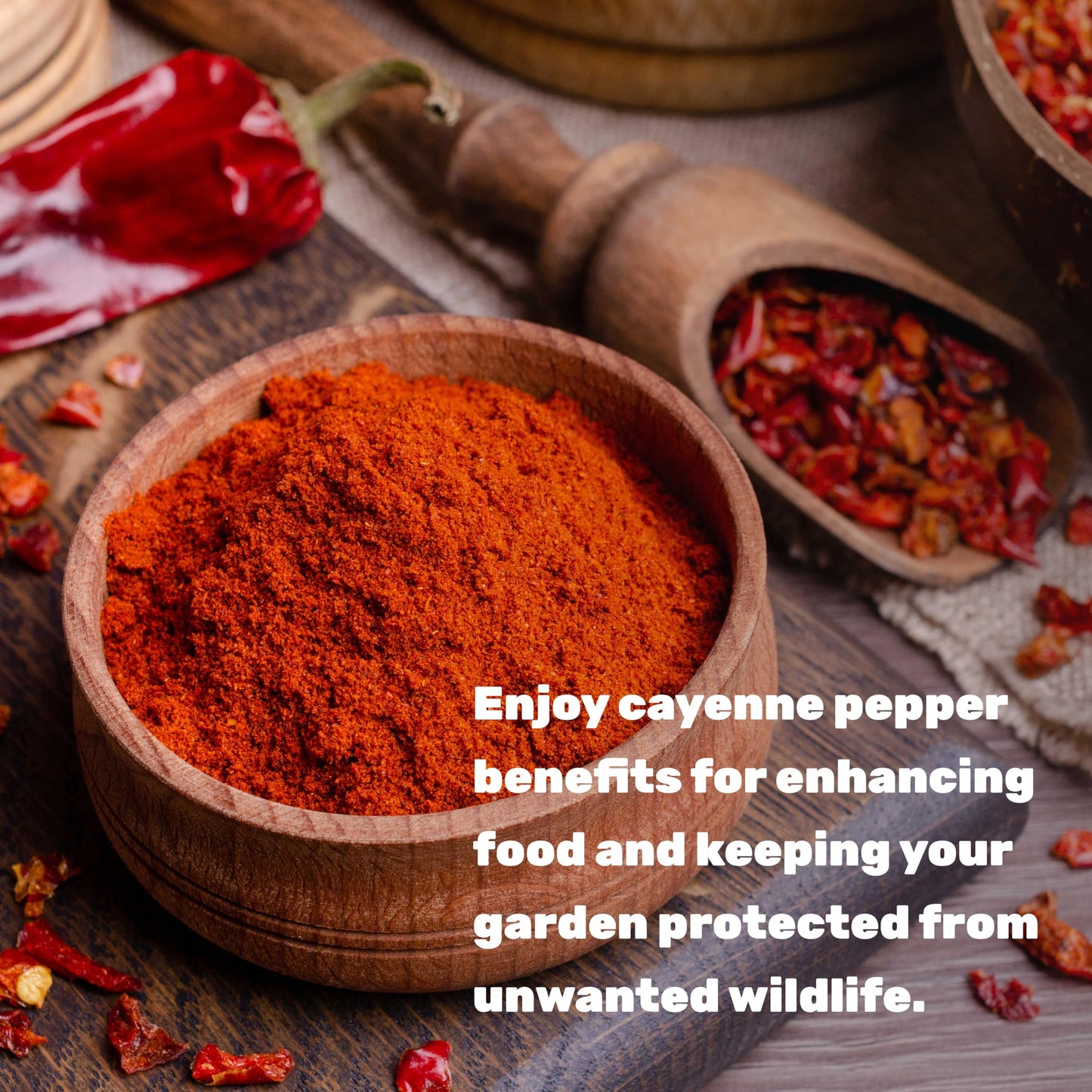 DEAL dietary product Ground Cayenne Pepper Powder Extra Hot 80,000 Heat Units 5 Pound Non-GMO MSG Free