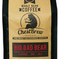 CHESTBREW COFFEE Whole Bean Coffee - Strong Medium Roast - 20 Ounce Bag - Brown
