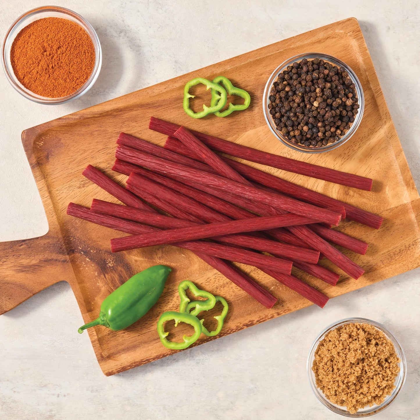 WEAVERS Sweet n Spicy Snack Sticks - 40oz Pack of 80 Beef & Chicken Sticks