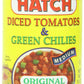 Hatch Tomatoes Diced with Green Chilies, Medium, 10-Ounce (Pack of 12)