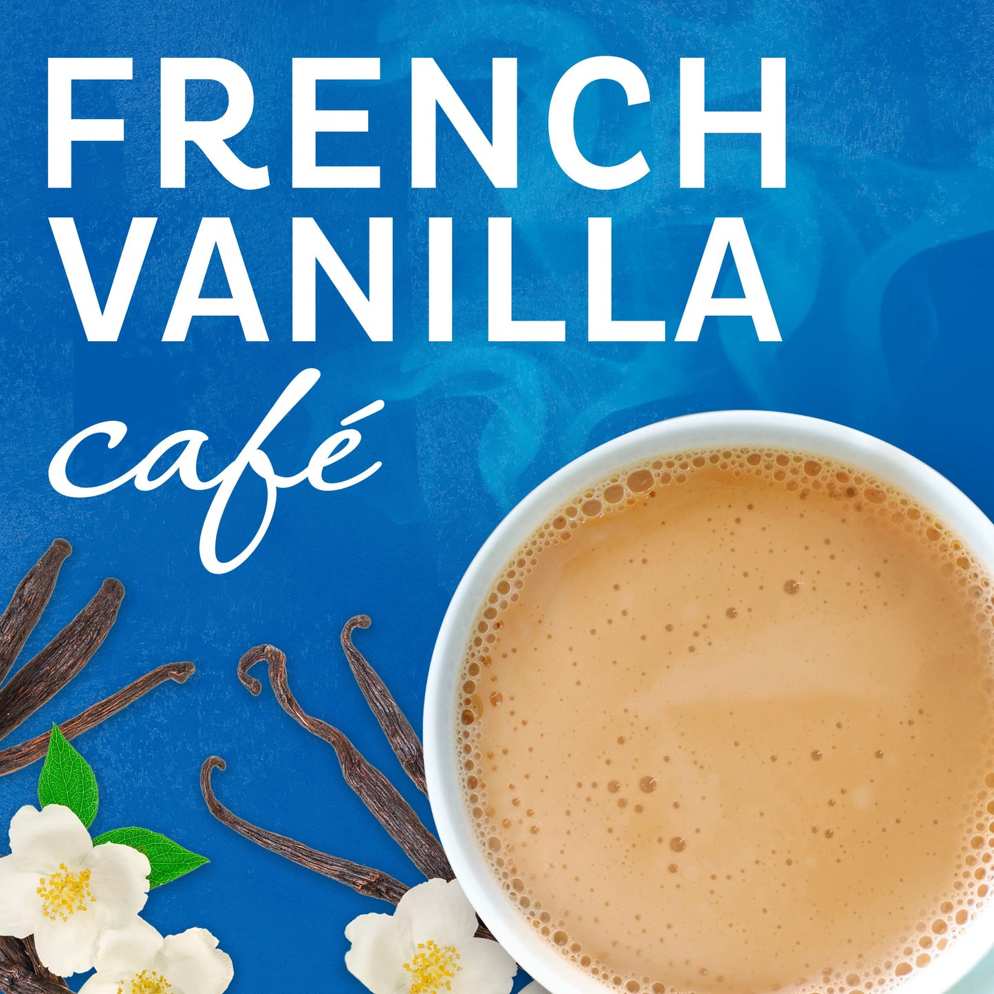 Maxwell House International French Vanilla Caf  -Style Dark Roast Instant Coffee Beverage Mix (4 Ct Pack, 8.4 Oz Canisters)