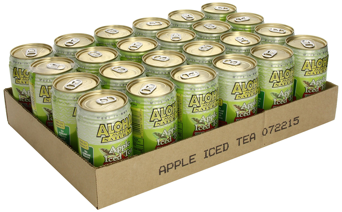 Aloha Maid Natural Iced Tea, Apple, 11.5 Ounce (Pack Of 24)