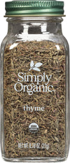 Simply Organic Whole Thyme Leaf, 0.78 Ounce Jar, Woodsy, Herbaceous, Plesantly Aromatic Thyme, Non Gmo, No Eto'S, Kosher