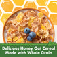 Cascadian Farm Organic Honey Crunch Oat Cereal, 13.5 oz