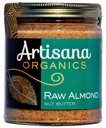Artisana Raw Organic Almond Butter - 8Oz Jar (Pack Of 6)