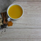 Pride Of India Turmeric Chai Latte Powder - Instant Golden Milk - 8.82oz Jar - Caffeine-Free - Makes 20-25 Cups