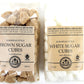 India Tree Rough Cut Mauritius White Sugar Cubes, 1.1 Pound Jar, Unrefined Sugar Cube, Kosher, Non GMO