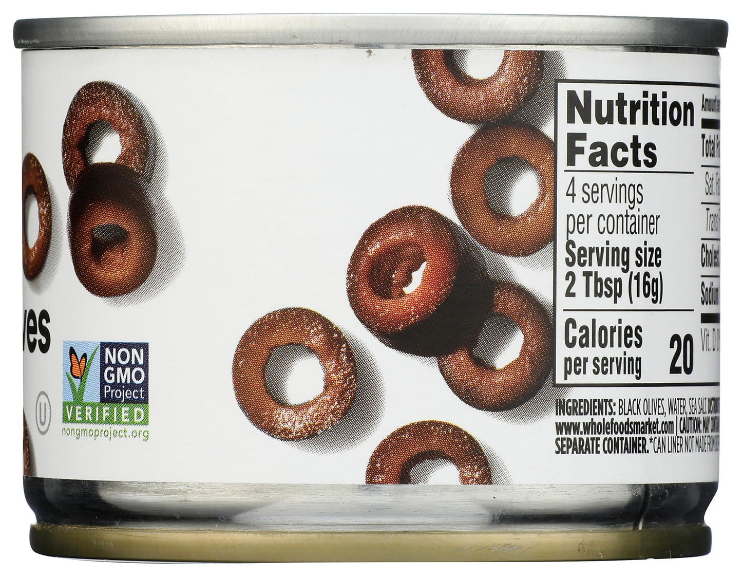 365 by Whole Foods Market, Ripe Sliced Olives, 2.25 Ounce