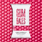 Large 1" Shimmer Pink Gumballs - 2 Pound Bag - Approximately 120 Gumballs Per Bag