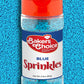 Bakers Choice Blue Sprinkles For Baking - Jimmies Sprinkles For Ice Cream Toppings - Dairy Free, Kosher 2.8 Oz.