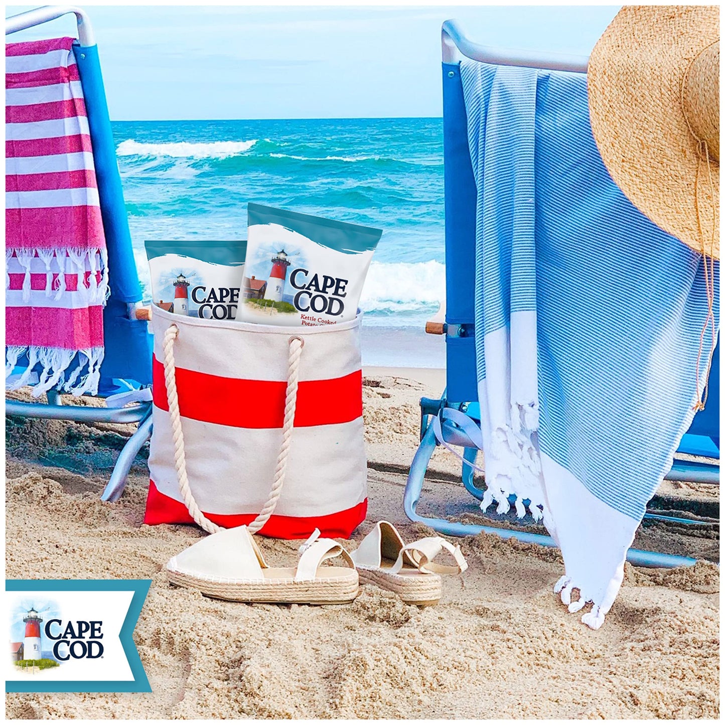 Cape Cod Potato Chips, Sea Salt And Vinegar Kettle Chips, 7.5 Oz