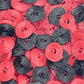 Fruidles Black and Red Licorice Wheels, Gourmet Candy, Half-Pound Pack