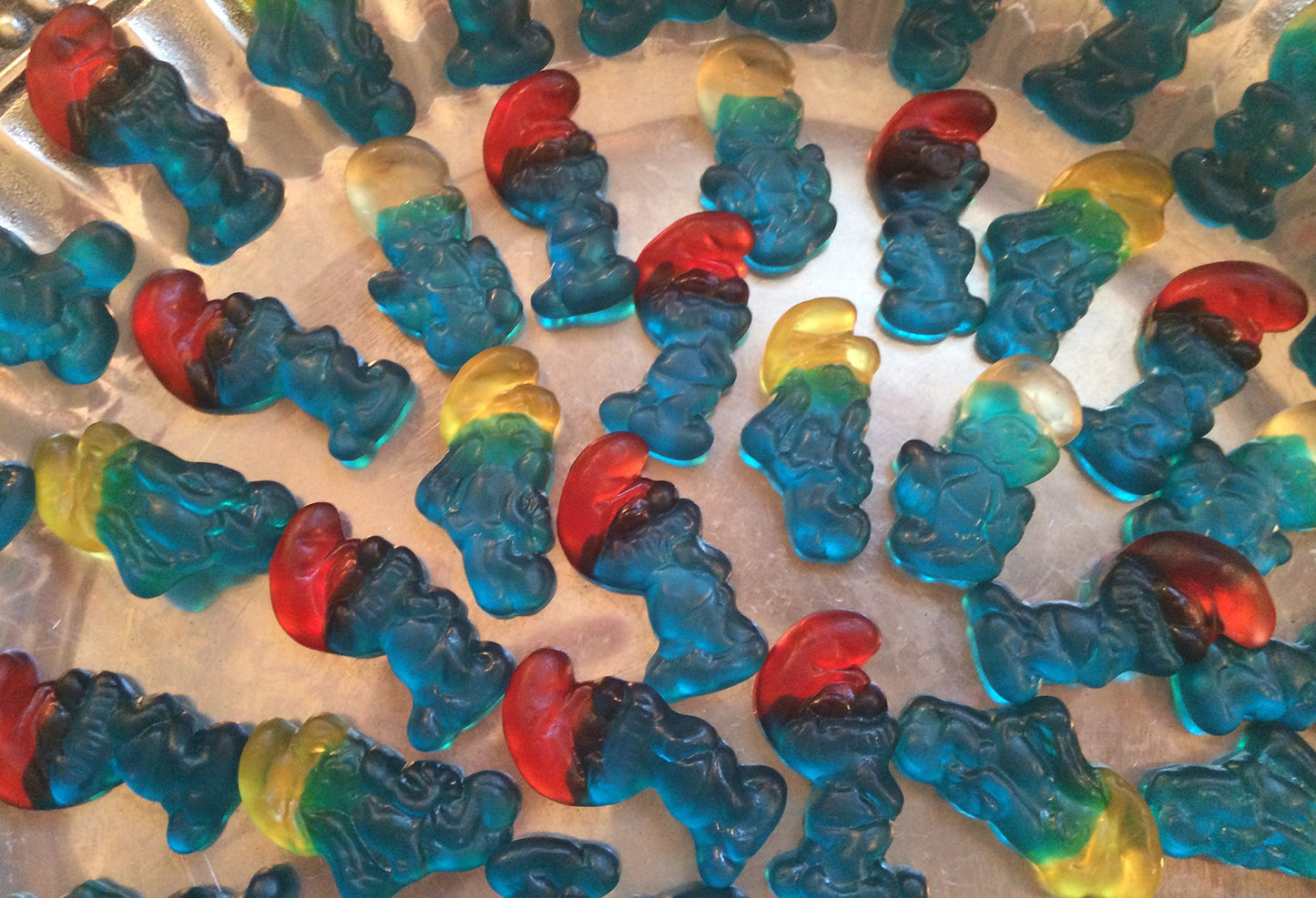 Haribo Gummi Candy, Smurfs, 4 Oz. Bag (Pack Of 12)