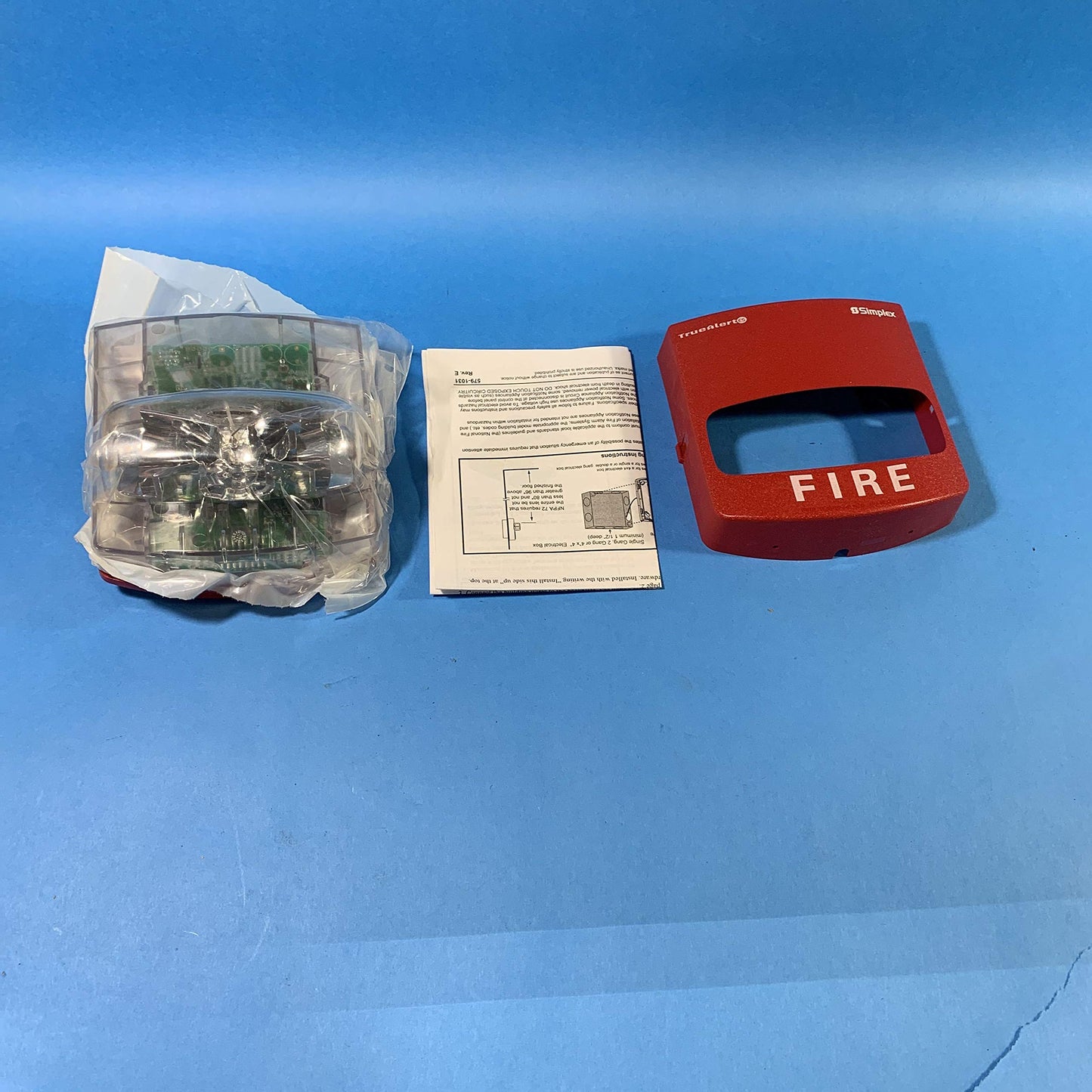 Simplex 49Vo-Wrf Truealert Visible Only Addressable Wall Mount Strobe