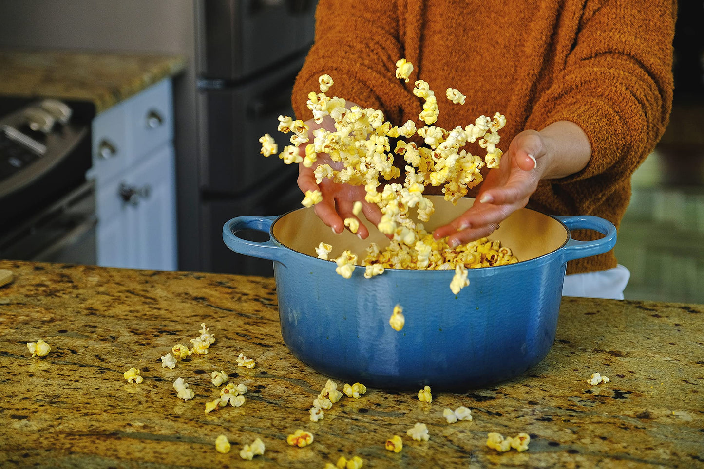 Amish Country Popcorn All-In-One Kernel Packs Hulless Popcorn Oil & Salt 10.75 oz Pack of 24