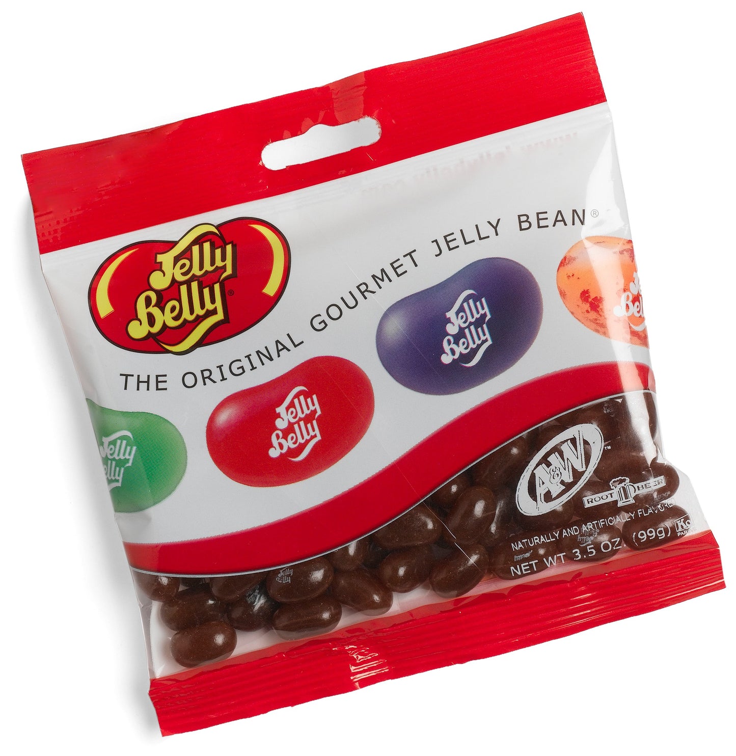 Jelly Belly A&W Root Beer Jelly Beans, Pack of 12, 3.5 Ounces