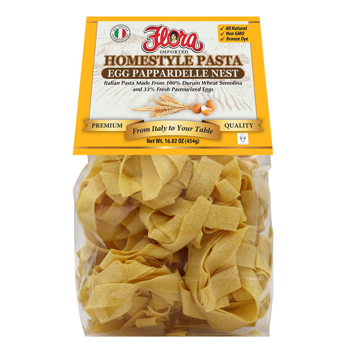 Homestyle Egg Pappardelle Pasta Nest - 16.02 oz