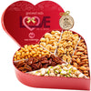 NUT CRAVINGS - Mixed Nuts Heart Shaped Gift Basket, Love in A Box (6 Assortments, 2 LB) Romantic Food Arrangement, Healthy Snack