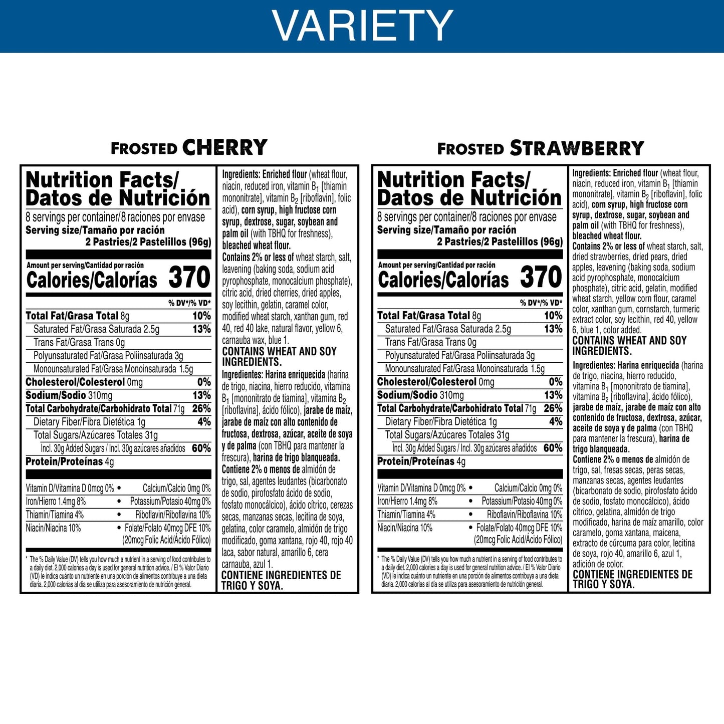 Pop-Tarts Toaster Pastries, Breakfast Foods, Kids Snacks, Variety Pack, 54.1Oz Box (32 Pop-Tarts)