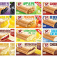 JJ s Bakery Snack Pie Variety Pack - Fresh Baked Fruit Pies Apple, Cherry, Chocolate, Lemon, Peach, Pie Crust Nut-Free Individu