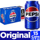 Pepsi Cola Soda Pop, 12oz Cans (15 Pack)