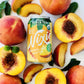 Nixie Sparkling Water, Peach Black Tea, Organic, Non-GMO, 12 fl oz cans, 24 pack, Lightly Caffeinated, 0 Calories, 0 Sugar