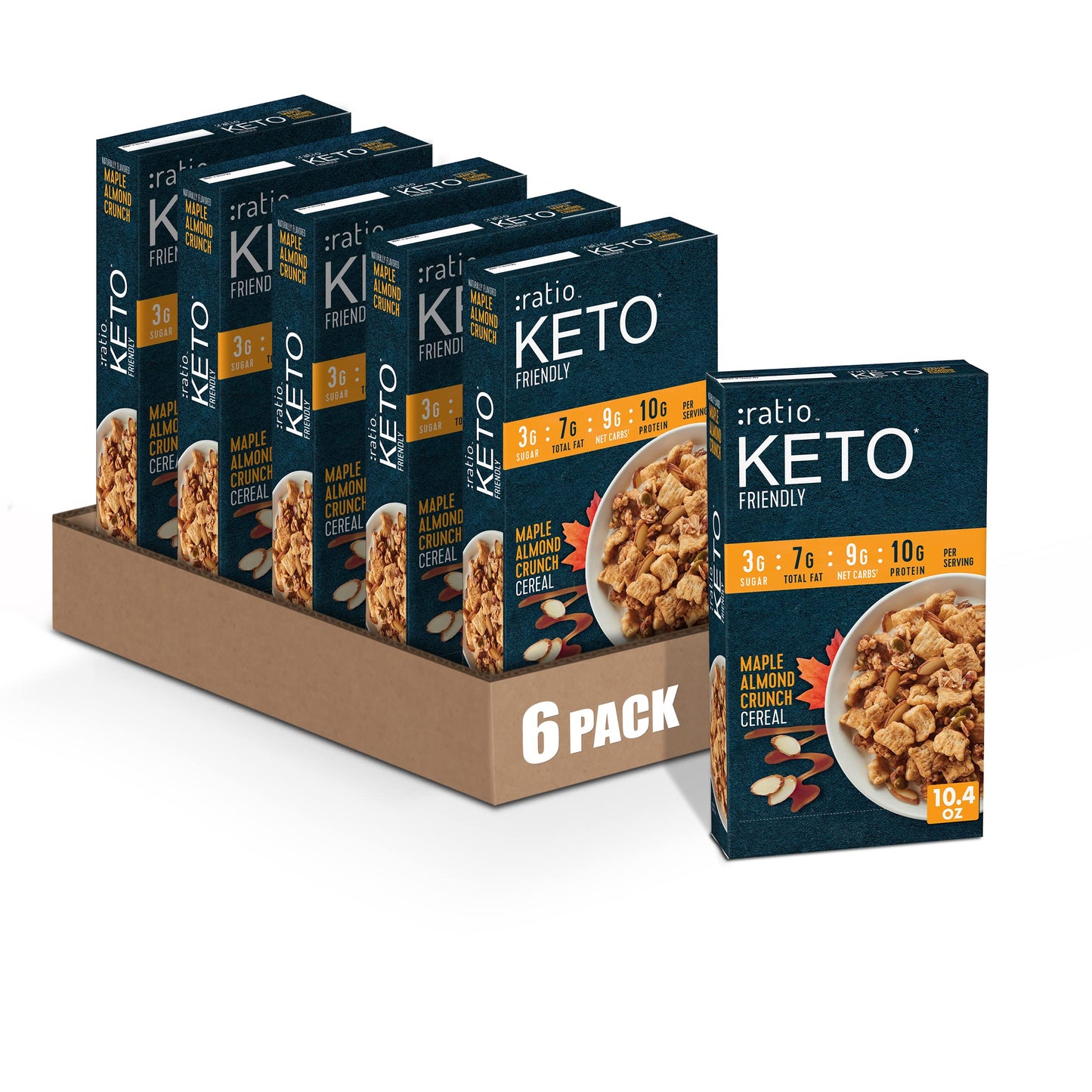 :Ratio Maple Almond Crunch Cereal, 9.7 Oz Box (Pack Of 6)