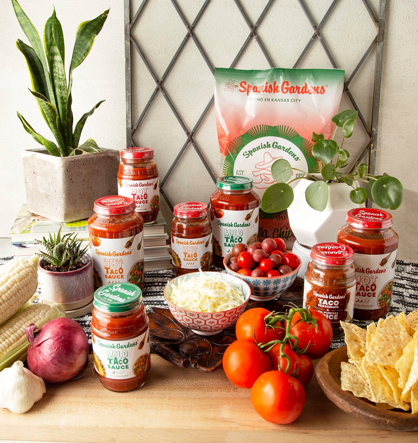 Spanish Gardens Mild Taco Sauce (6 Pack) - Mild Sauce for Authentic Mexican Food - Original Family Recipe for Tex Mex Food (11.5