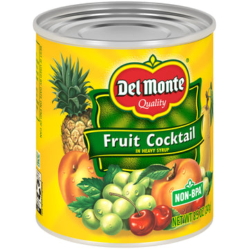 Del Monte Canned Fruit Cocktail in Heavy Syrup, 8.5 Ounce, Pack of 12