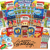 Birthday Gift Basket Care Package (45 Count) Snacks Food Cookies Chips Candy Party Variety Gift Box Pack Assortment Basket Bundle Mix Bulk Sampler Treat College Students Kids Teens Office School