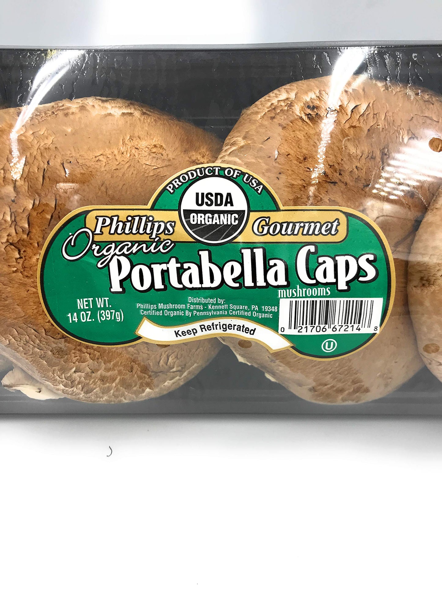 Phillips Mushroom Farms Organic Portabella Mushroom Caps, 14 Oz