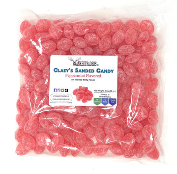 Claeys Sanded Candy Drops, Peppermint, 2 Pound